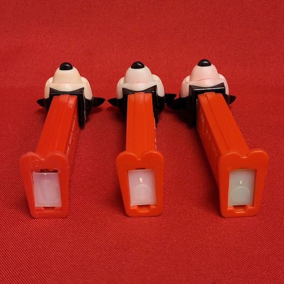 Vintage Mickey Mouse Pink Face Pez Dispensers Set of 3 - Picture 5 of 14